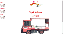 Desktop Screenshot of gepaeckdienst-heyken.de